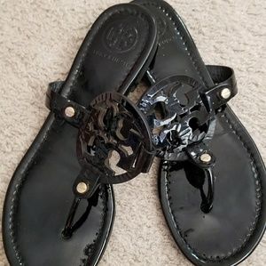 Tory Burch Black Patent sandals